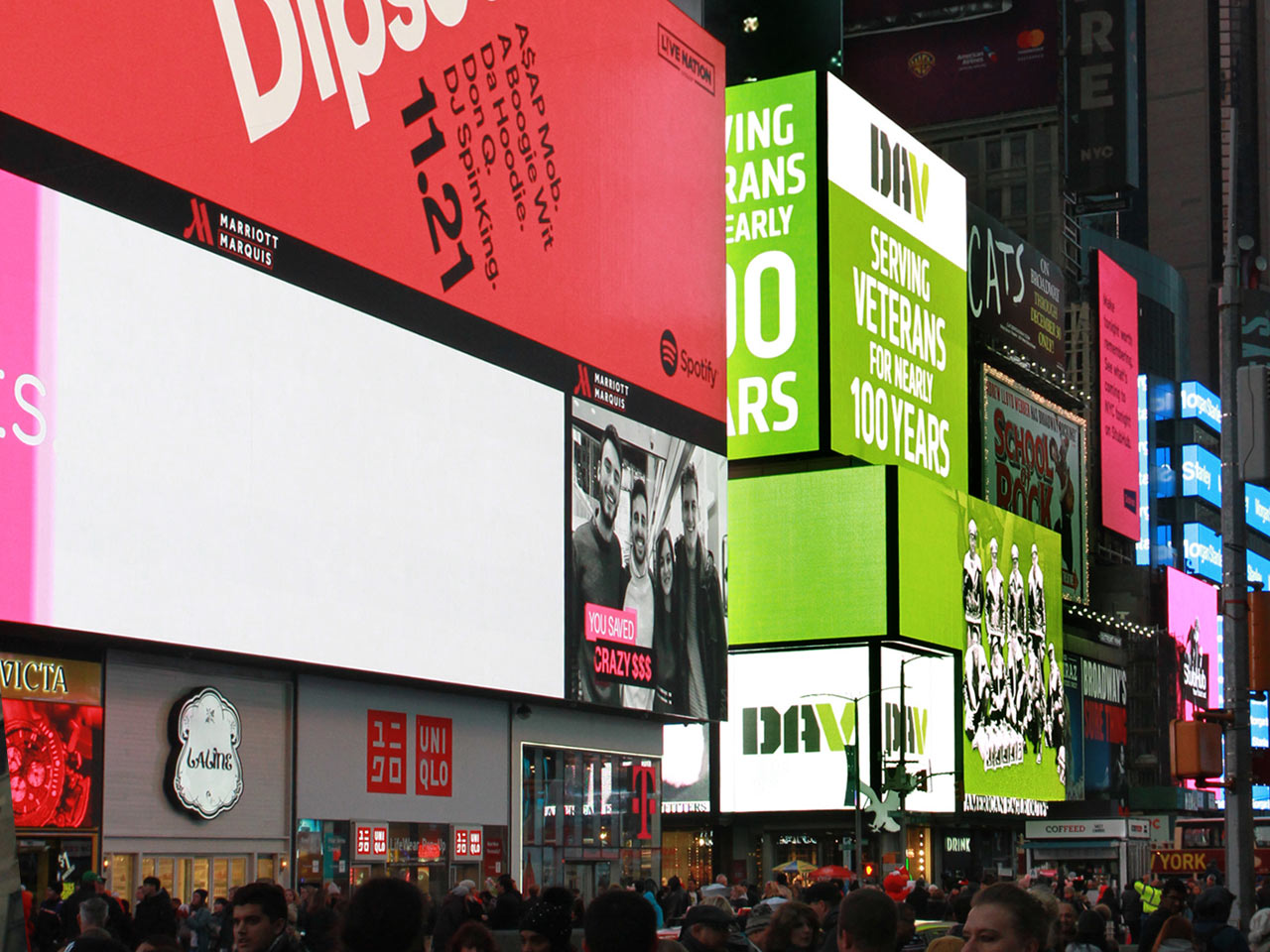 High-Impact Digital Billboards in Times Square